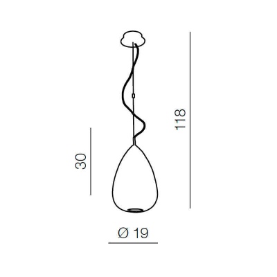 Подвесной светильник Azzardo Mirage 1 AZ0156  фото, kupilegko.ru