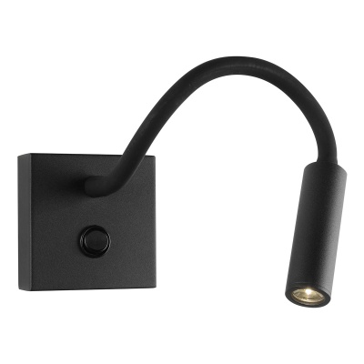 Бра, светодиодный светильник настенный накладной iLedex 6411 BK  фото, kupilegko.ru