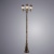 Столб фонарный уличный Arte Lamp Pegasus A3151PA-3BN  фото, kupilegko.ru