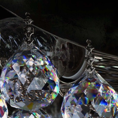 Потолочный светильник Artglass Fiona II. Nickel CE  фото, kupilegko.ru