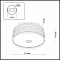 Потолочный светильник Odeon Light Salona 2641/3C