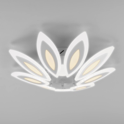 Потолочный светодиодный светильник Eurosvet 90158/9 белый  фото, kupilegko.ru