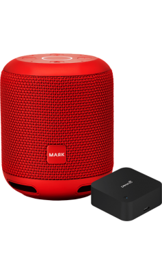 Колонка портативная  Prestigio Smartmate (с Алисой), красная  фото, kupilegko.ru