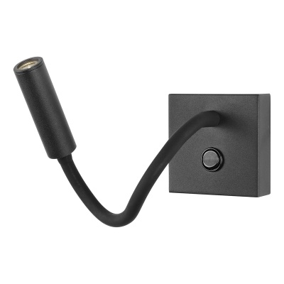 Бра, светодиодный светильник настенный накладной iLedex 6411 BK  фото, kupilegko.ru