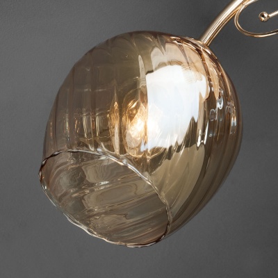 Потолочный светильник Eurosvet 30120/5 золото  фото, kupilegko.ru