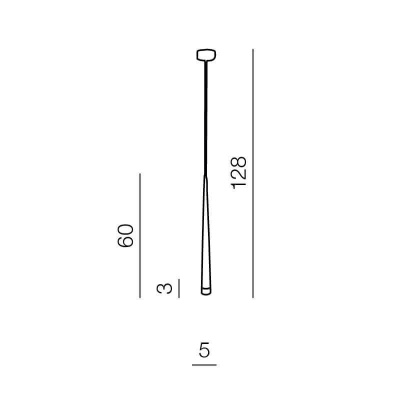Подвесной светильник Azzardo Stylo 1 AZ0117  фото, kupilegko.ru