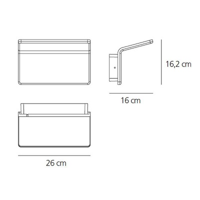 Настенный светодиодный светильник Artemide Cuma 1152010A  фото, kupilegko.ru