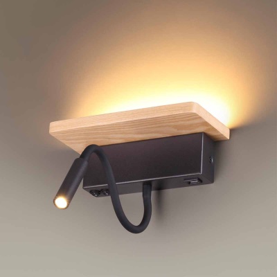 Бра, светодиодный светильник настенный накладной Odeon Light 3868/8WL  фото, kupilegko.ru