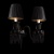 Бра, светильник настенный накладной Loft IT 10210/2W Black  фото, kupilegko.ru