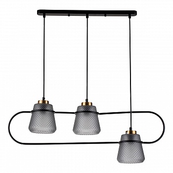 Подвесной светильник Indigo Astratto 11016/3P Black V000158  фото, kupilegko.ru