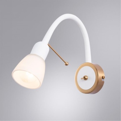 Бра, светильник настенный накладной Arte Lamp A7009AP-1WH  фото, kupilegko.ru