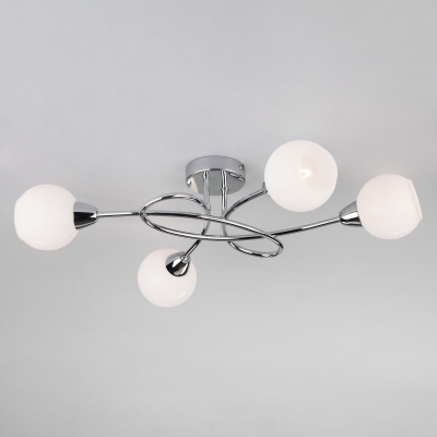 Потолочный светильник Eurosvet 30133/4 хром  фото, kupilegko.ru