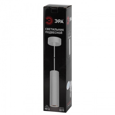 Подвесной светильник ЭРА PL1 GU10 WH 300 Б0041508  фото, kupilegko.ru