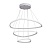 Подвесная светодиодная люстра Vitaluce V04624-03/3S  фото, kupilegko.ru