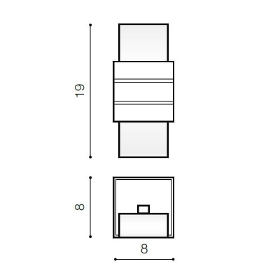 Настенный светильник Azzardo Vidal AZ0863  фото, kupilegko.ru