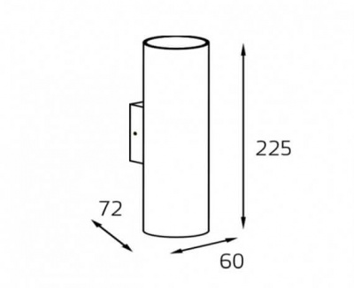 Настенный светильник Italline Danny W2 black  фото, kupilegko.ru