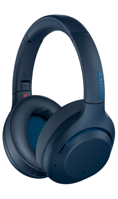 Bluetooth-гарнитура Sony WHXB900N, синяя  фото, kupilegko.ru