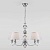Подвесная люстра Eurosvet Sortino 60097/5 хром  фото, kupilegko.ru