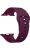 Ремешок  Deppa Band Silicone для Apple Watch 42/44 mm, силиконовый, бургунди  фото, kupilegko.ru