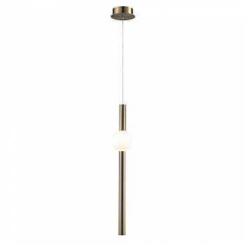 Подвесной светодиодный светильник Lumien Hall Greniya LH8023/1PA-GD-WT  фото, kupilegko.ru