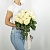Букет из высоких белых роз Эквадор 19 шт. (70 см)  фото, kupilegko.ru