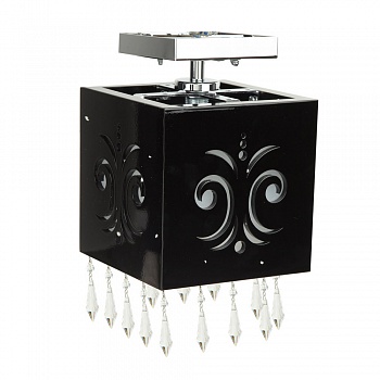 Потолочный светильник MM Lampadari Luxury D042/P1 01 V1607 nero  фото, kupilegko.ru