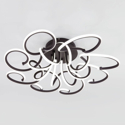 Потолочный светильник Eurosvet 90136/8 чёрный кофе  фото, kupilegko.ru