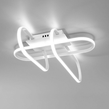 Потолочный светодиодный светильник Eurosvet Grafette 90139/3 белый  фото, kupilegko.ru