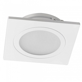 Мебельный светодиодный светильник Arlight LTM-S60x60WH-Frost 3W White 110deg 020763 (+мебельные)  фото, kupilegko.ru