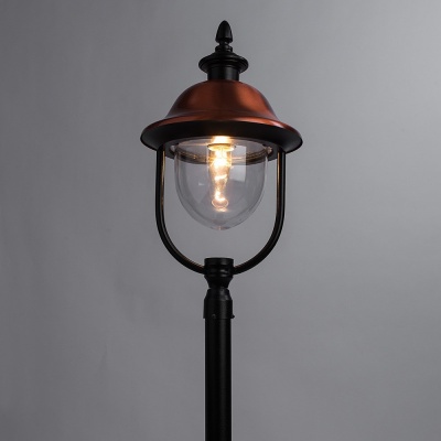 Столб фонарный уличный Arte Lamp BARCELONA A1486PA-1BK  фото, kupilegko.ru