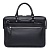Кожаная деловая сумка для ноутбука Halston Black Lakestone 119 LS  фото, kupilegko.ru