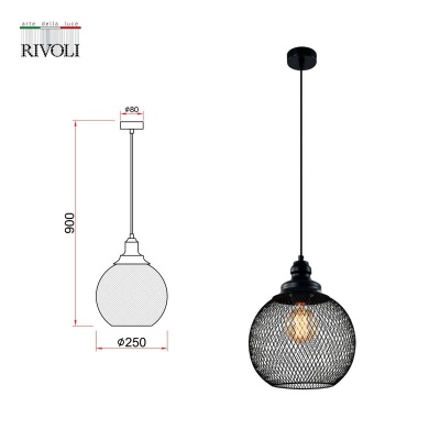 Подвесной светильник Rivoli Rebeca 5096-201 Б0055035  фото, kupilegko.ru