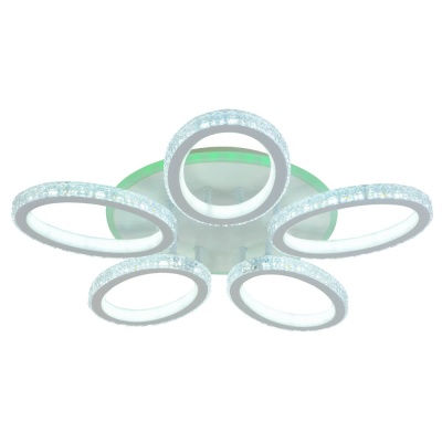 Потолочная светодиодная люстра Profit Light 8033/5 WHT  фото, kupilegko.ru