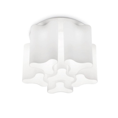 Потолочная люстра Ideal Lux Compo PL6 Bianco 125503  фото, kupilegko.ru