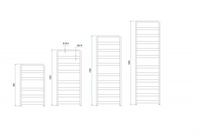 Полотенцесушитель водяной Grota SOLIDO 527x1800  фото, kupilegko.ru