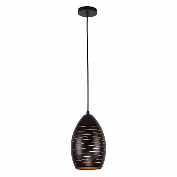 Подвесной светильник IMEX MD.2922-1-P BK+GD  фото, kupilegko.ru
