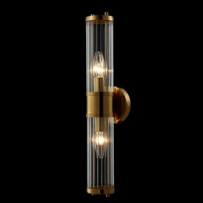 Бра, светильник настенный накладной Crystal Lux Sancho AP2 Brass  фото, kupilegko.ru
