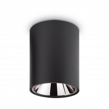 Потолочный светодиодный светильник Ideal Lux Nitro 10W Round Nero 206004  фото, kupilegko.ru