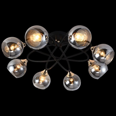 Потолочная люстра Reluce 01337-0.3-08 BK+FGD  фото, kupilegko.ru