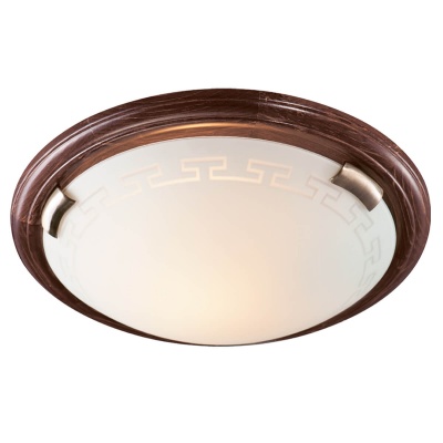 Потолочный светильник Sonex Greca Wood 160/K  фото, kupilegko.ru