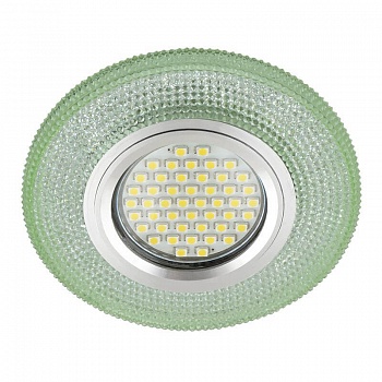 Встраиваемый светильник Fametto Luciole DLS-L142 Gu5.3 Glassy/Green  фото, kupilegko.ru