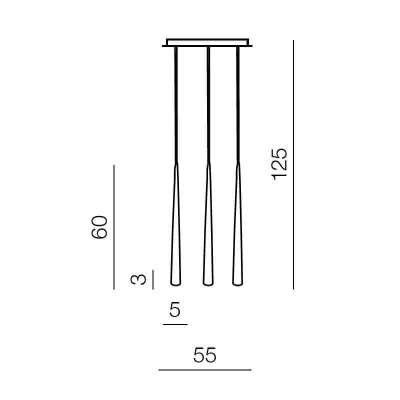 Подвесной светильник Azzardo Stylo 3 AZ0207  фото, kupilegko.ru