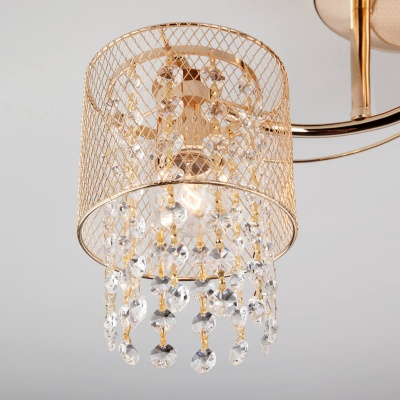 Потолочный светильник Eurosvet 30137/3 золото  фото, kupilegko.ru