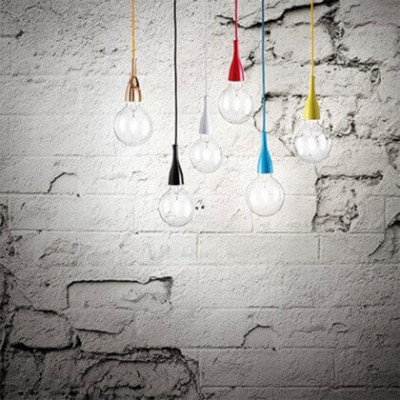 Подвесной светильник Ideal Lux Minimal SP1 Bianco 009360  фото, kupilegko.ru