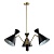 Подвесная люстра Crystal Lux Joven SP3 Gold/Black  фото, kupilegko.ru