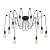 Подвесная люстра Loft IT Spider Loft1162/10  фото, kupilegko.ru