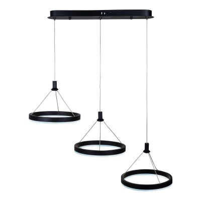 Подвесной светодиодный светильник iLedex Libra D075-3 BK  фото, kupilegko.ru