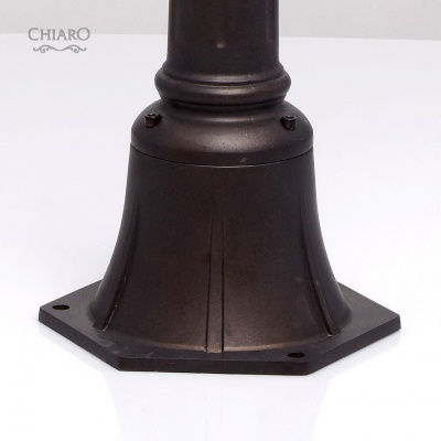 Столб фонарный уличный Chiaro Шато 800040203  фото, kupilegko.ru