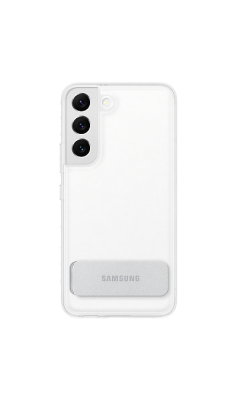 Чехол-книжка Samsung EF-JS901CTEGRU для Galaxy S22 с подставкой, прозрачный  фото, kupilegko.ru