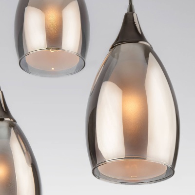 Подвесной светильник Eurosvet 50085/3 черный жемчуг  фото, kupilegko.ru